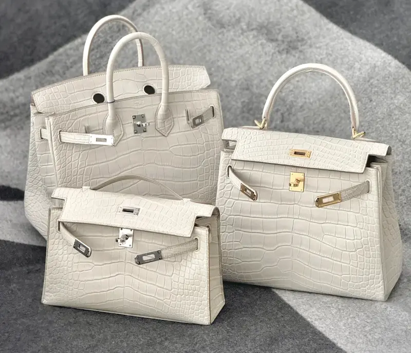 Replica Hermes Size Comparison: Crocodile Kelly 22cm vs Kelly 32cm vs Replica Handbag Store 35