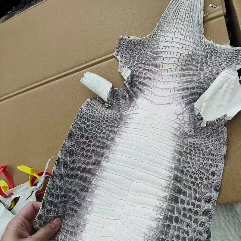 Himalayan Crocodile Leather Material - Hermes Replica Handbag Store Replica Source Genuine Himalayan Crocodile Leather for Replica Hermes Replica Handbag Store Bags - Rare Skin Texture