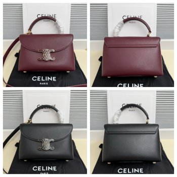 TEEN NINO BAG IN SMOOTH SATINATED CALFSKIN WITH ENAMEL CLOSURE
