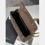 YSL LOULOU MATELASSE suede handbag in green