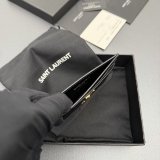 CASSANDRE MATELASSE card case in grain leather