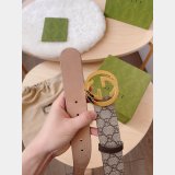 Replica GG Belt with Interlocking G buckle