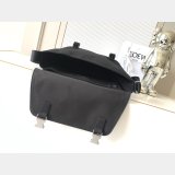 Medium Flex messenger in canvas and suede