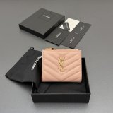 CASSANDRE MATELASSE bi-fold wallet in grain leather