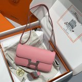 High Quality Hermes handmade Stiching Constance Elan Bag 24cm