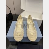 Prada Mesh Fabric Ballerina