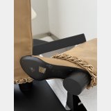 CC 25K Chain-detail knight boots