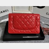 Top Quality WOC CHAIN BAG 19cm Lambskin