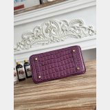 Best Hermes 25CM Croco Vein birkin Bag