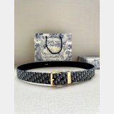 Christian Dior Micro Dior Oblique Jacquard belt 35mm