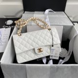 TOP CC Flap 1112 Caviar leather 25cm Handbags