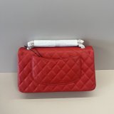 AAA+ Quality FLAP CC Handbag 25cm Caviar Leather