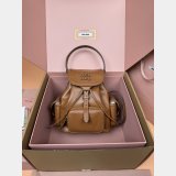 MIU MIU Smooth cowhide Leather backpack Medium 5BZ043