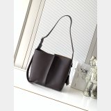 Medium Bilbao bucket in soft calfskin and suede