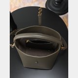 BEST YSL LE 37 shiny leather Hobo Bag