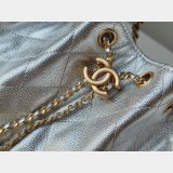 Perfect 25 Hobo Grained Calfskin AS5293 Gold Metallic Finish