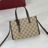 Gucci A006WK Small Tote A006WK Double G Charm Bag
