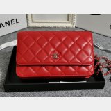 Top Quality WOC CHAIN BAG 19cm Lambskin