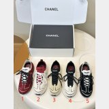 CC Calfskin & Mixed Fibers Sneakers