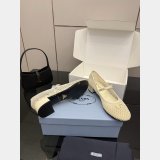 Prada Mesh Fabric Ballerina