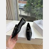 Saint Laurent Paris flat leather loafers