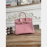 Best Hermes 25CM Croco Vein birkin Bag