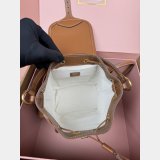 MIU MIU Smooth cowhide Leather backpack Medium 5BZ043