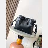 Panta medium Flamenco clutch in shiny calfskin