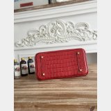Best Hermes 25CM Croco Vein birkin Bag