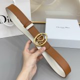 Reversible Dior Oblique Belt 30MM