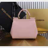 Dolce & Gabban patent leather Sicily handbag 20CM
