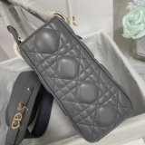 Top Quality DIOR LADY 20CM BAG LAMBSKIN