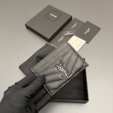 CASSANDRE MATELASSE card case in grain leather