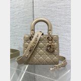 Top Quality DIOR LADY 20CM BAG LAMBSKIN
