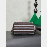 MIU MIU Fabric Crochet Pouch Multicolor