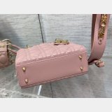 Top Quality DIOR LADY 20CM BAG LAMBSKIN