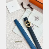 Maillon Torsade Belt Buckle & Reversible Leather Strap 24mm