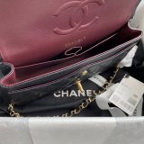 TOP CC Classical Flap 1112 Caviar leather Handbags 25cm