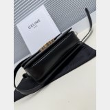TEEN TRIOMPHE BAG IN SHINY CALFSKIN WITH ENAMEL CLOSURE