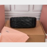 MIU MIU Wander matelasse nappa leather hobo bag 25CM
