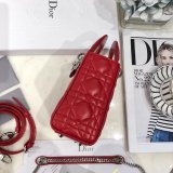 AAA+ Christian Dior Lady Handbags MINI 17CM lambskin