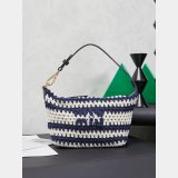 MIU MIU Fabric Crochet Pouch Multicolor