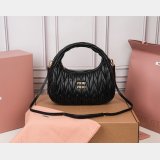 MIU MIU Wander matelasse nappa leather hobo bag 25CM