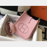 Top Hermes Mini 17CM Evelyne Bag Togo Leather