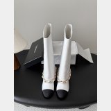 CC 25K Chain-detail knight boots