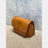 Saint Laurent Niki Brown Medium Flap Bag 633184