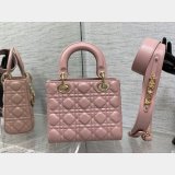 Top Quality DIOR LADY 20CM BAG LAMBSKIN