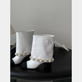 CC 25K Chain-detail knight boots