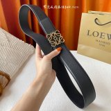 Top Reversible Anagram Supple Grain Calf Belt 4CM
