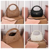 MIU MIU Wander matelasse nappa leather hobo bag 25CM